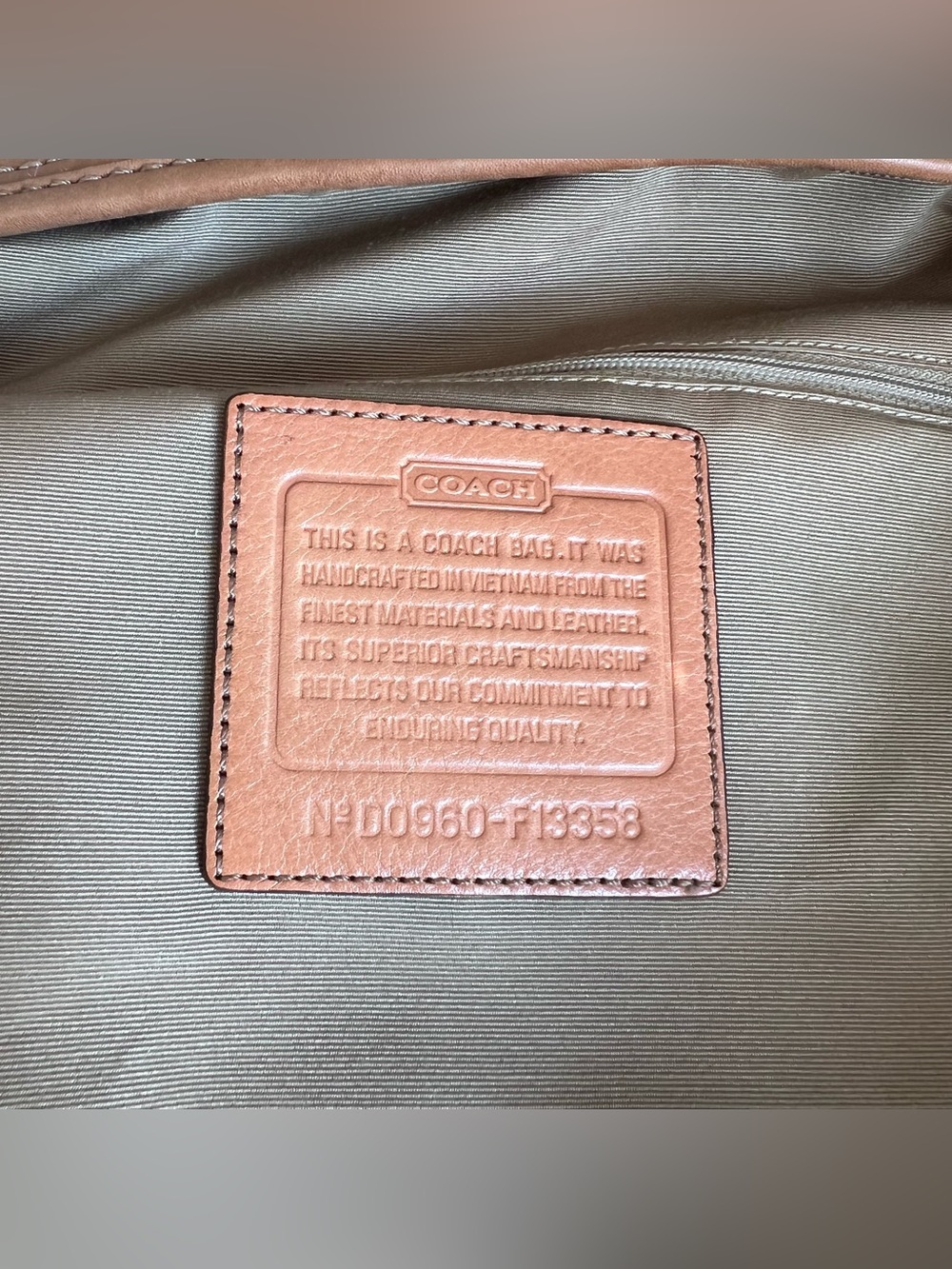 Vintage Coach Bleecker Signature Bucket Bag - Picture 7 of 7